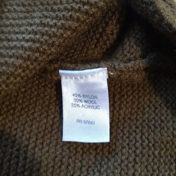 J. Jill Mock Neck Green Sweater Woman S Size Large - Picture 4 of 7